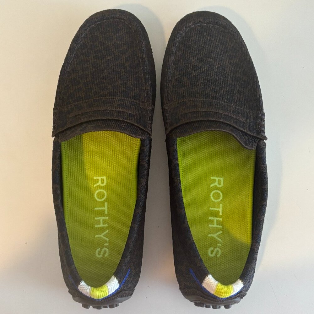 Rothy's The Driver Chocolate Spot Women Size 8, Worn Only Once EUC